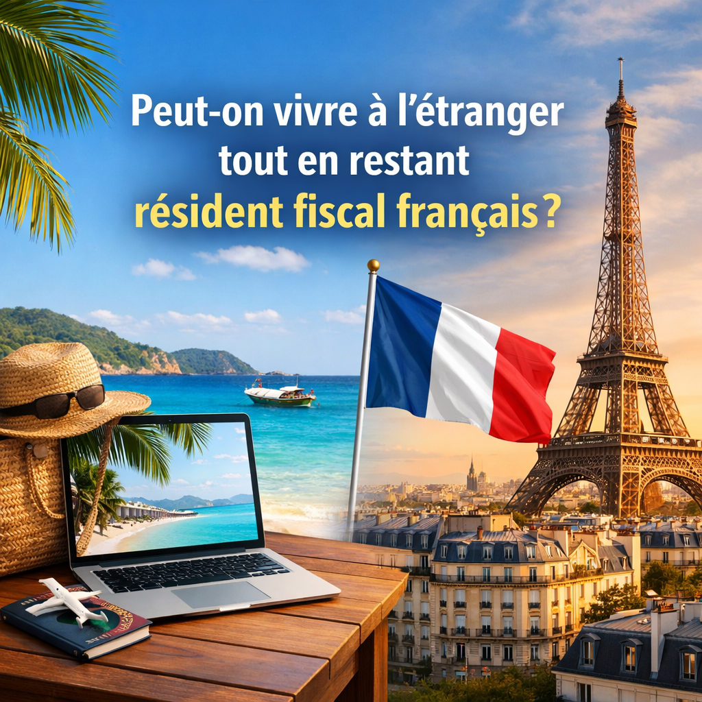 Peut-on vivre à l’étranger tout en restant résident fiscal français ?