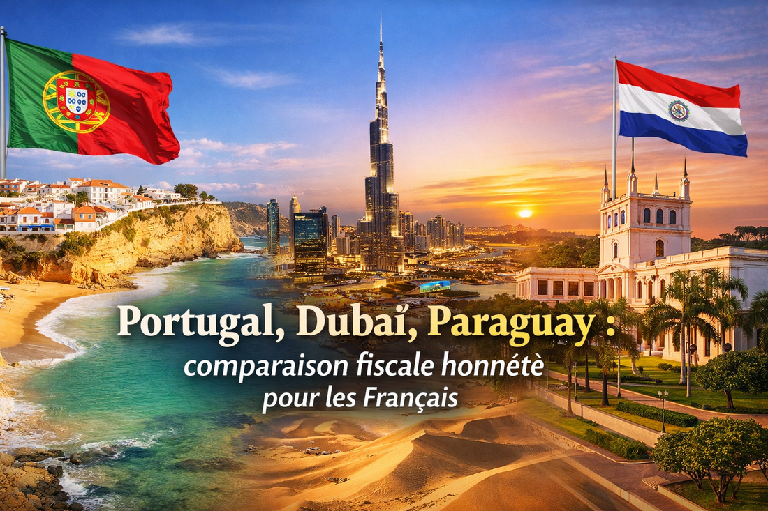 Portugal, Dubaï, Paraguay : comparaison fiscale honnête pour les Français